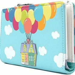 LOUNGEFLY Disney UP Balloon House Faux Leather Flap Wallet 7 LOUNGEFLY Disney UP Balloon House Faux Leather Flap Wallet