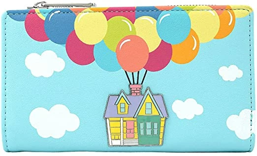 LOUNGEFLY Disney UP Balloon House Faux Leather Flap Wallet 4 LOUNGEFLY Disney UP Balloon House Faux Leather Flap Wallet