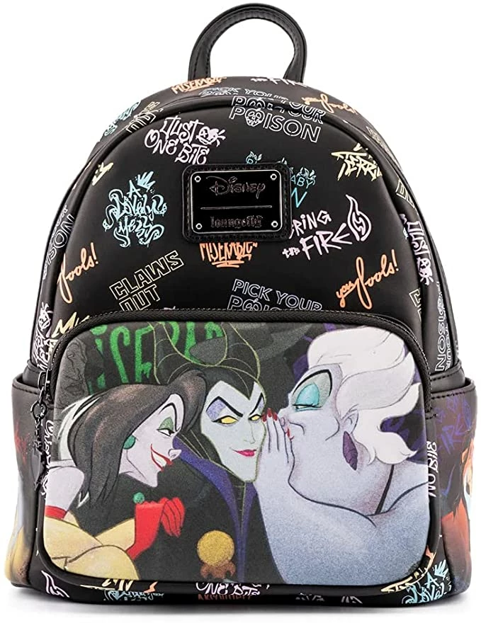 ShopHippo LOUNGEFLY Disney Villains Club Womens Double Strap Shoulder Bag Purse 3 ShopHippo LOUNGEFLY Disney Villains Club Womens Double Strap Shoulder Bag Purse