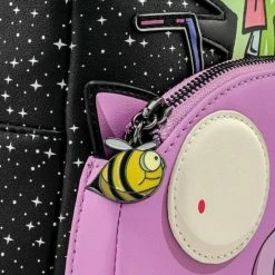 ShopHippo New LOUNGEFLY Nickelodeon Invader Zim Gir Pig Doom Womens Double Strap Shoulder Bag Purse 13 ShopHippo New LOUNGEFLY Nickelodeon Invader Zim Gir Pig Doom Womens Double Strap Shoulder Bag Purse