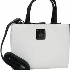 LOUNGEFLY Nightmare Before Christmas Jack And Sally Bag,White New