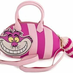 LOUNGEFLY Licensed Disney Alice In Wonderland Cheshire Cat Applique Crossbody New