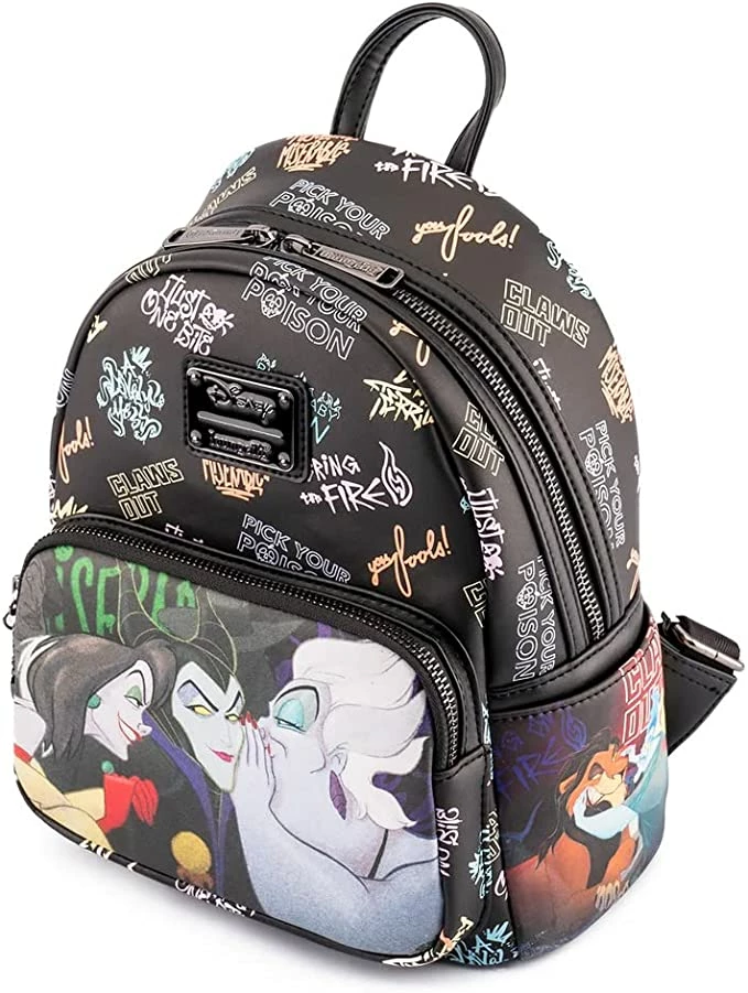 ShopHippo LOUNGEFLY Disney Villains Club Womens Double Strap Shoulder Bag Purse 5 ShopHippo LOUNGEFLY Disney Villains Club Womens Double Strap Shoulder Bag Purse