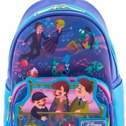 LOUNGEFLY Disney Bedknobs And Broomsticks Beautiful Briny Ballroom Womens Double Strap Shoulder Bag Purse