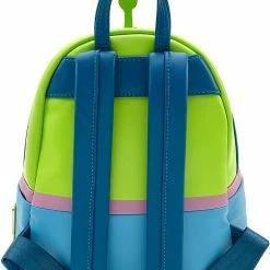 LOUNGEFLY Disney Toy Story Alien Pizza Planet Box Faux Leather Mini Backpack New 9 LOUNGEFLY Disney Toy Story Alien Pizza Planet Box Faux Leather Mini Backpack New