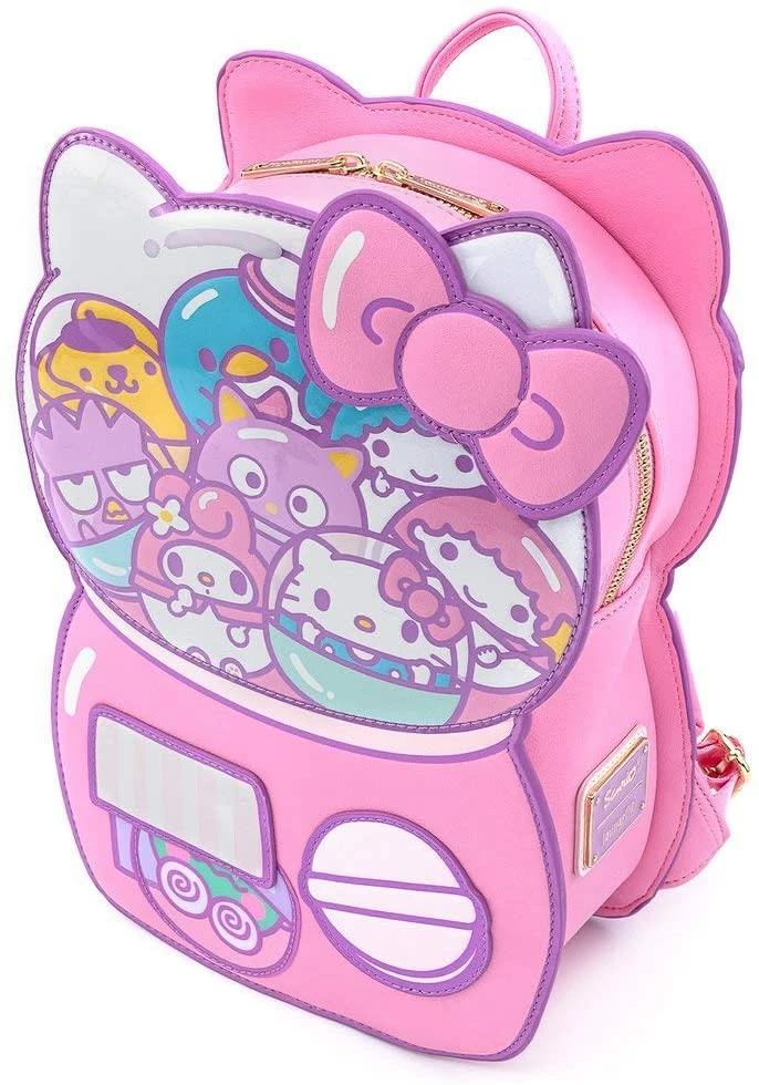 LOUNGEFLY Sanrio Hello Kitty Kawaii Machine Figural Mini Backpack 6 LOUNGEFLY Sanrio Hello Kitty Kawaii Machine Figural Mini Backpack
