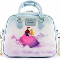 LOUNGEFLY Disney Princess Castle Sleeping Beauty Crossbody New