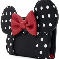 LOUNGEFLY X Disney Minnie Mouse Polka Dot Cosplay Flap Wallet New 10 LOUNGEFLY X Disney Minnie Mouse Polka Dot Cosplay Flap Wallet New