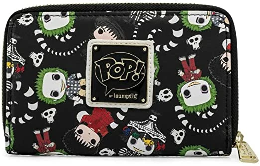 New POP BY LOUNGEFLY BEETLEJUICE AOP ZIPAROUND WALLET 3 New POP BY LOUNGEFLY BEETLEJUICE AOP ZIPAROUND WALLET