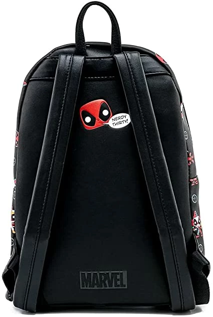 ShopHippo LOUNGEFLY POP Marvel Deadpool 30th Anniversary All Over Print Womens Double Strap Shoulder Bag Purse New 6 ShopHippo LOUNGEFLY POP Marvel Deadpool 30th Anniversary All Over Print Womens Double Strap Shoulder Bag Purse New
