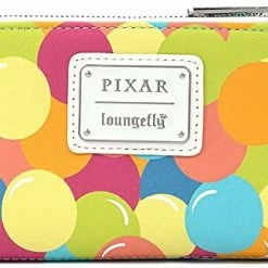 LOUNGEFLY Disney UP Balloon House Faux Leather Flap Wallet
