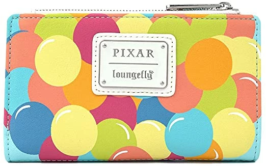 LOUNGEFLY Disney UP Balloon House Faux Leather Flap Wallet 3 LOUNGEFLY Disney UP Balloon House Faux Leather Flap Wallet
