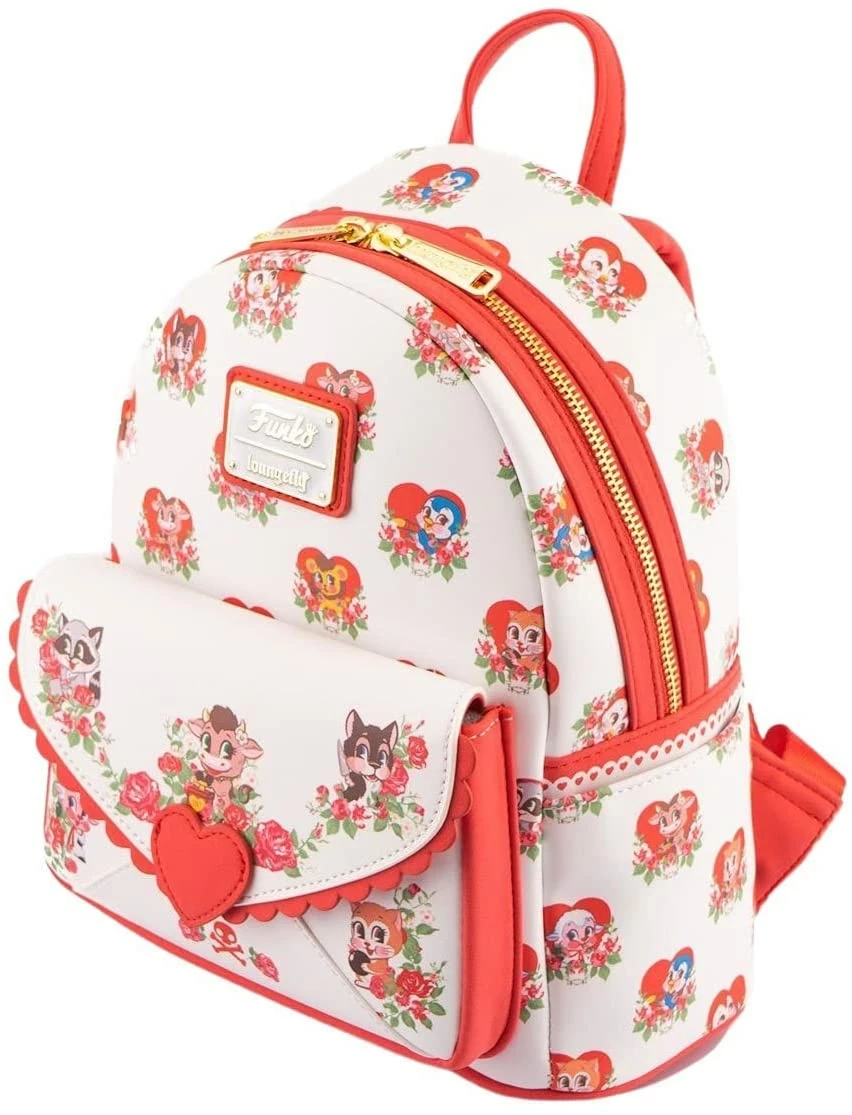 New LOUNGEFLY Women's Funko Villainous Valentines Double Strap Shoulder Bag Purse 6 New LOUNGEFLY Women's Funko Villainous Valentines Double Strap Shoulder Bag Purse