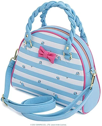 New LOUNGEFLY Sanrio Tuxedo Sam Striped Crossbody Bag 6 New LOUNGEFLY Sanrio Tuxedo Sam Striped Crossbody Bag