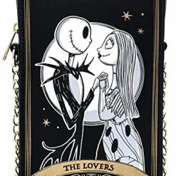 LOUNGEFLY X Disney Nightmare Before Christmas Tarot Card Passport Crossbody