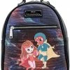 New LOUNGEFLY Marvel Wanda Vision Chibi Womens Double Strap Shoulder Bag Purse
