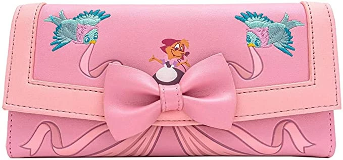 LOUNGEFLY Disney Cinderella 70th Anniversary Dress Flap Wallet 3 LOUNGEFLY Disney Cinderella 70th Anniversary Dress Flap Wallet