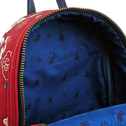 LOUNGEFLY Mushu Cloud Print Mini Backpack New 5 LOUNGEFLY Mushu Cloud Print Mini Backpack New