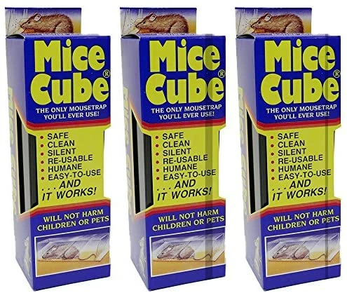 ShopHippo Mice Cube 3-pk Humane Mouse Trap - The Only Mousetrap You'll Ever Use 3 ShopHippo Mice Cube 3-pk Humane Mouse Trap - The Only Mousetrap You'll Ever Use