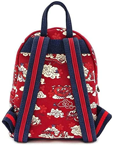 LOUNGEFLY Mushu Cloud Print Mini Backpack New 4 LOUNGEFLY Mushu Cloud Print Mini Backpack New