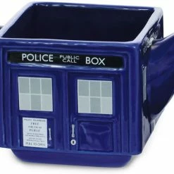 ShopHippo Underground Toys Doctor Who Tea-4-One Stacking Tardis Teapot & Cup Set New