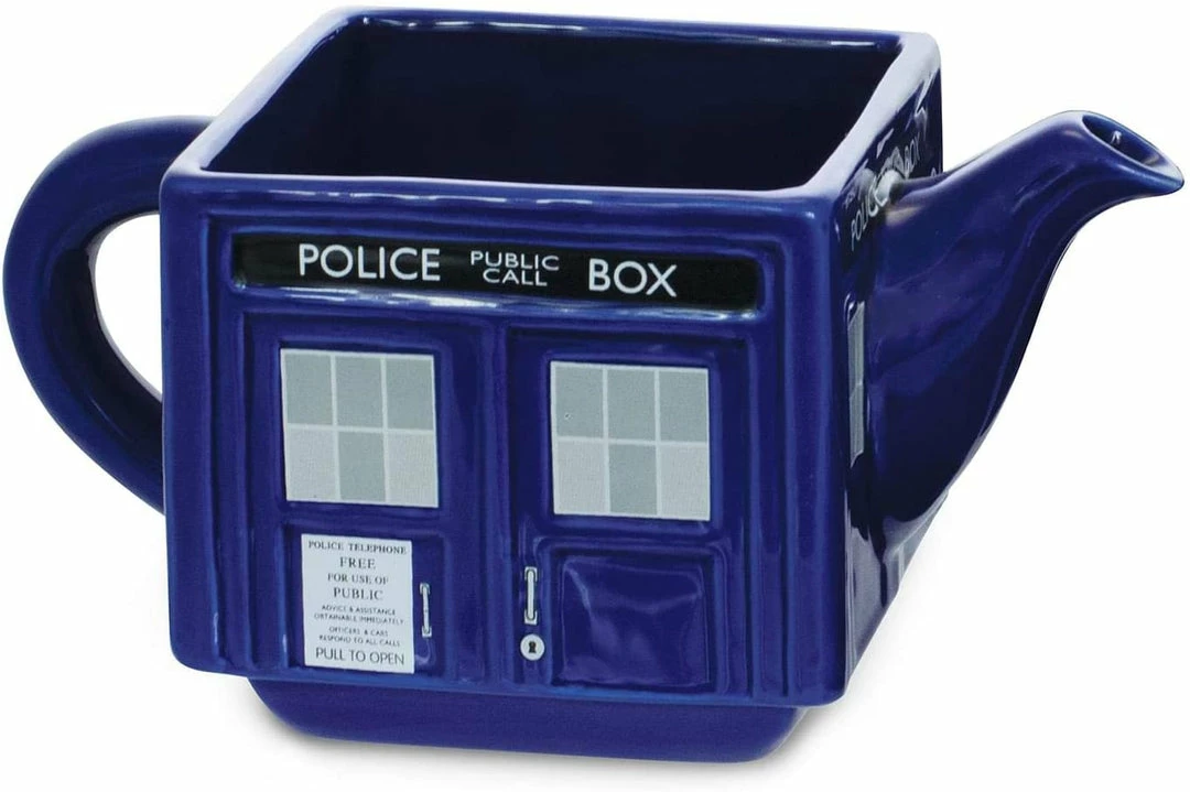 ShopHippo Underground Toys Doctor Who Tea-4-One Stacking Tardis Teapot & Cup Set New 4 ShopHippo Underground Toys Doctor Who Tea-4-One Stacking Tardis Teapot & Cup Set New