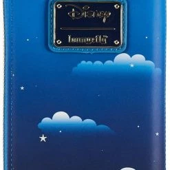LOUNGEFLY Disney Peter Pan Glow Clock Zip Around Wallet 9 LOUNGEFLY Disney Peter Pan Glow Clock Zip Around Wallet