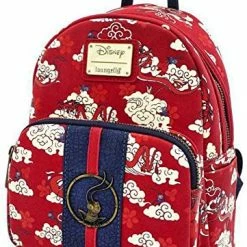 LOUNGEFLY Mushu Cloud Print Mini Backpack New 10 LOUNGEFLY Mushu Cloud Print Mini Backpack New