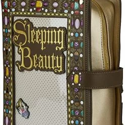 LOUNGEFLY Disney Sleeping Beauty Collector Pin Women's Double Strap Shoulder Bag Purse