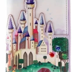LOUNGEFLY Disney Princess Castle Series Sleeping Beauty Zip-Around Wallet Princess Castle Series Sleeping Beauty One Size New
