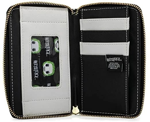 New POP BY LOUNGEFLY BEETLEJUICE AOP ZIPAROUND WALLET 5 New POP BY LOUNGEFLY BEETLEJUICE AOP ZIPAROUND WALLET