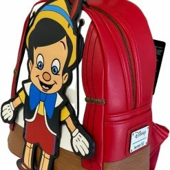 LOUNGEFLY Disney Pinnochio Marionette Womens Double Strap Shoulder Bag Purse New 10 LOUNGEFLY Disney Pinnochio Marionette Womens Double Strap Shoulder Bag Purse New
