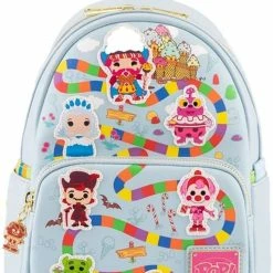LOUNGEFLY POP Candyland Take Me To Candy Womens Double Strap Shoulder Bag Purse New
