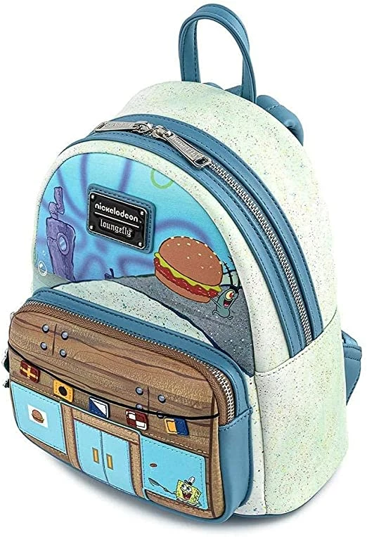 ShopHippo New Loungefly Spongebob Krusty Krab Mini Backpack 4 ShopHippo New Loungefly Spongebob Krusty Krab Mini Backpack