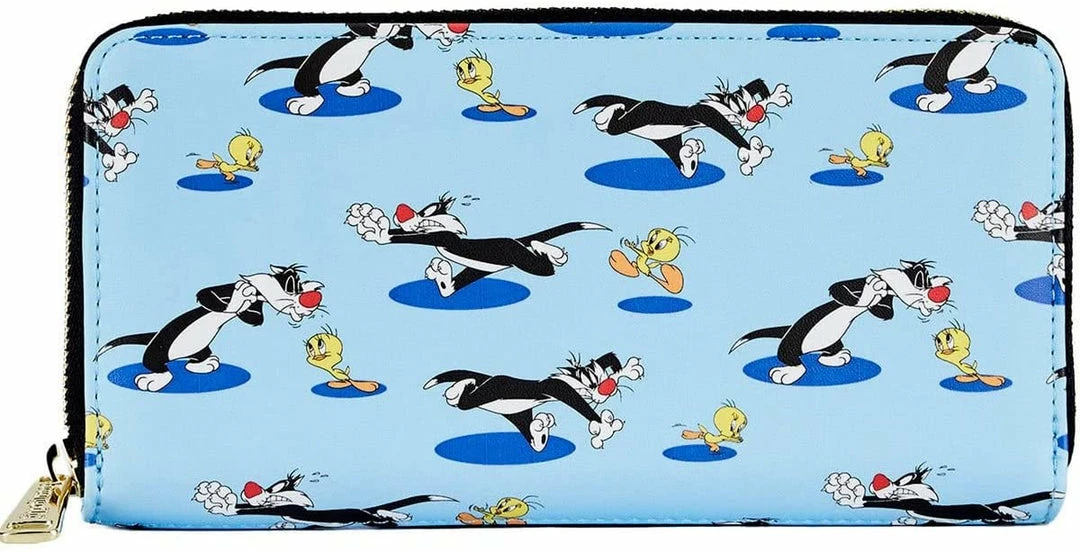 New LOUNGEFLY X Looney Tunes Tweety And Sylvester Zip-Around Wallet 4 New LOUNGEFLY X Looney Tunes Tweety And Sylvester Zip-Around Wallet