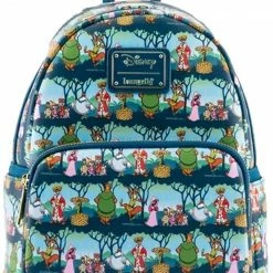 LOUNGEFLY Disney Robin Hood Sherwood All Over Print Womens Double Strap Shoulder Bag Purse
