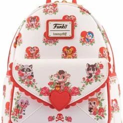 New LOUNGEFLY Women's Funko Villainous Valentines Double Strap Shoulder Bag Purse