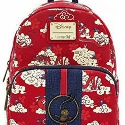 LOUNGEFLY Mushu Cloud Print Mini Backpack New