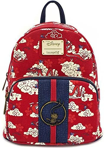 LOUNGEFLY Mushu Cloud Print Mini Backpack New 3 LOUNGEFLY Mushu Cloud Print Mini Backpack New