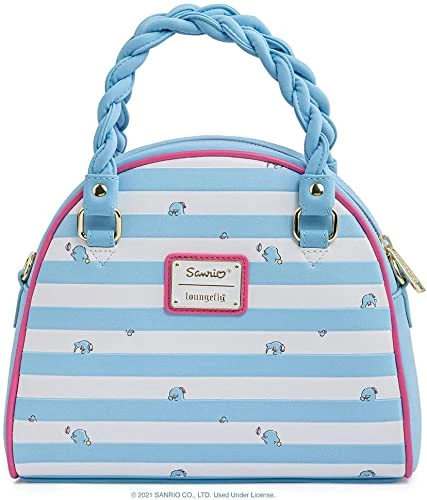 New LOUNGEFLY Sanrio Tuxedo Sam Striped Crossbody Bag 3 New LOUNGEFLY Sanrio Tuxedo Sam Striped Crossbody Bag
