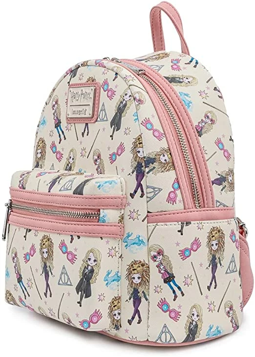 New LOUNGEFLY Harry Potter Luna Lovegood Aop Mini Backpack 6 New LOUNGEFLY Harry Potter Luna Lovegood Aop Mini Backpack
