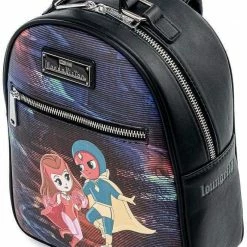 New LOUNGEFLY Marvel Wanda Vision Chibi Womens Double Strap Shoulder Bag Purse 11 New LOUNGEFLY Marvel Wanda Vision Chibi Womens Double Strap Shoulder Bag Purse