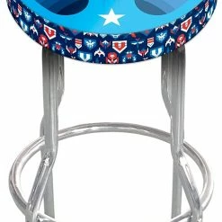 ShopHippo ARCADE1UP Stool Adjustable Height 21.5 Inches To 29.5 Inches (Galaga)
