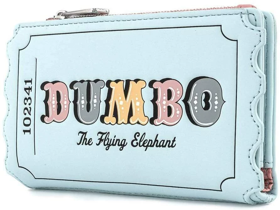 LOUNGEFLY Disney Dumbo Circus Ticket Flap Wallet 6 LOUNGEFLY Disney Dumbo Circus Ticket Flap Wallet