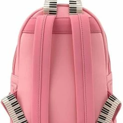 New LOUNGEFLY Disney Aristocats Piano Kitties Womens Double Strap Shoulder Bag Purse