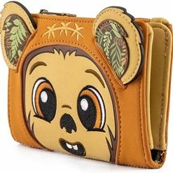 LOUNGEFLY Star Wars Wicket Ewok Cosplay Faux Leather Wallet 10 LOUNGEFLY Star Wars Wicket Ewok Cosplay Faux Leather Wallet