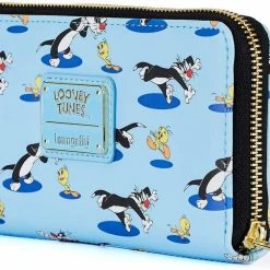 New LOUNGEFLY X Looney Tunes Tweety And Sylvester Zip-Around Wallet 9 New LOUNGEFLY X Looney Tunes Tweety And Sylvester Zip-Around Wallet