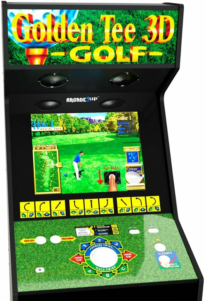ShopHippo Arcade1Up - Golden Tee 3D Golf 19" Arcade With Lit Marquee (PRO Version) New 8 ShopHippo Arcade1Up - Golden Tee 3D Golf 19" Arcade With Lit Marquee (PRO Version) New