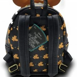 New LOUNGEFLY X Disney Nightmare Before Christmas Gingerbread Scarry Teddy Mini Backpack