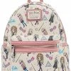 New LOUNGEFLY Harry Potter Luna Lovegood Aop Mini Backpack